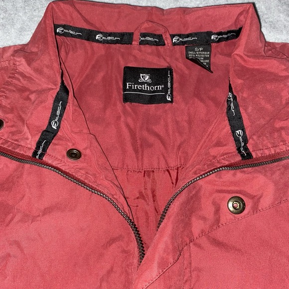 Vtg‎ Firethorn F-Tech Windbreaker Men's S Red Short Sleeve Pullover 90s Y2K Golf - Picture 3 of 13